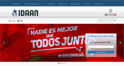 Desktop Screenshot of idaan.gob.pa