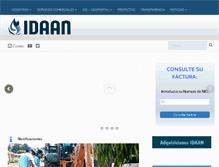 Tablet Screenshot of idaan.gob.pa